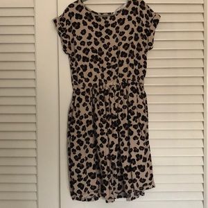 Girls leopard print dress